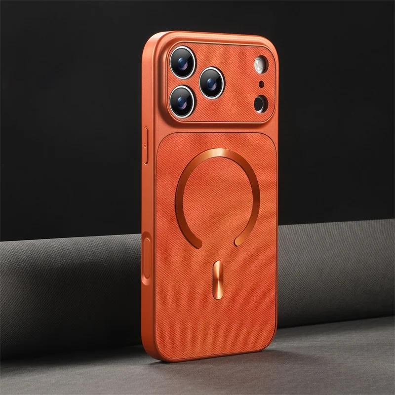 

Luxury Jeans Pattern For Magsafe Wireless Charging Phone Case For iPhone 11 12 13 14 15 16 17 Pro Max Magnetic Shockproof Cover