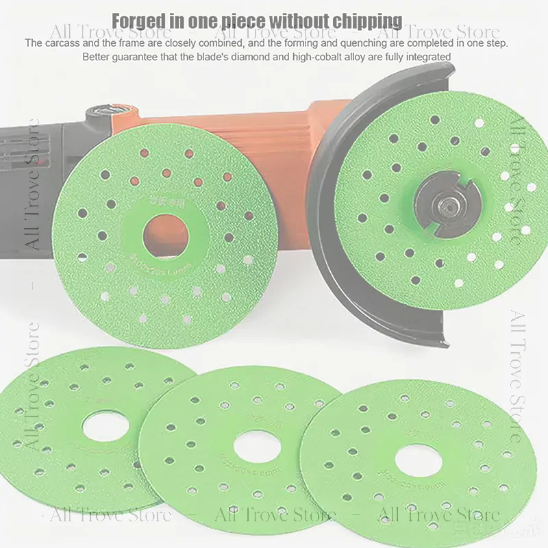 Super Thin Cutting Disc 4inch/100mm Diam For Porcelain Glass Ceramic Tile Marble Diamond Saw Cutting Blade For 100 Angle Grinder - view 2