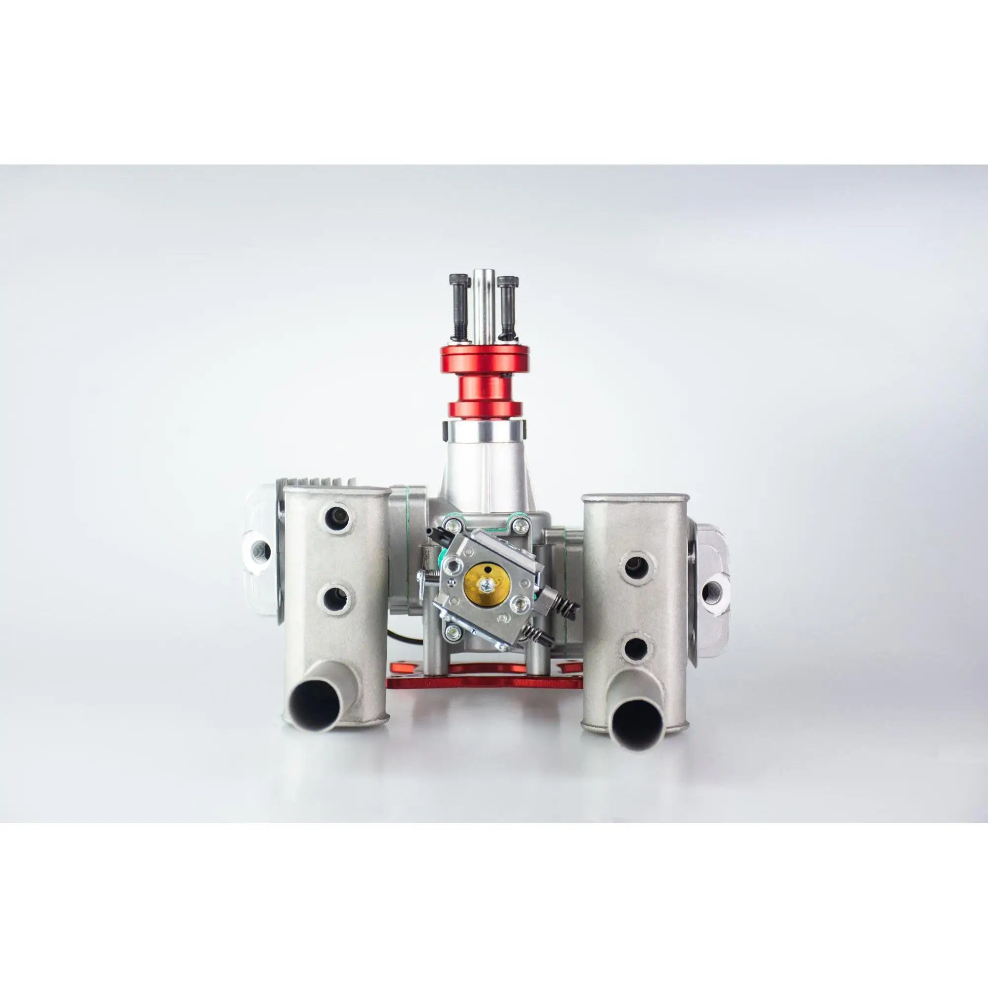 เครื่องยนต์แก๊ส RCGF 70 ซีซี แบบ T-Twin พร้อมคาร์บูเรเตอร์ Walbro สำหรับเครื่องบินบังคับวิทยุขนาดใหญ่