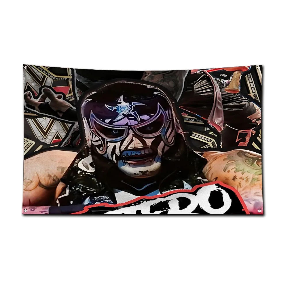Popular M-Masked Wrestler Flag 3X5 Ft Personalized Flags Design Your Image Funny Tapestry Poster Dorm Room, Living Room, Bedroom