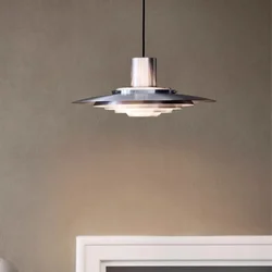 Modern Danish KF1 Pendant Light Metal High Quality Umbrella Led Hanging Lamp Dining Room Luster Kitchen P376 Pendant Lamps DropL