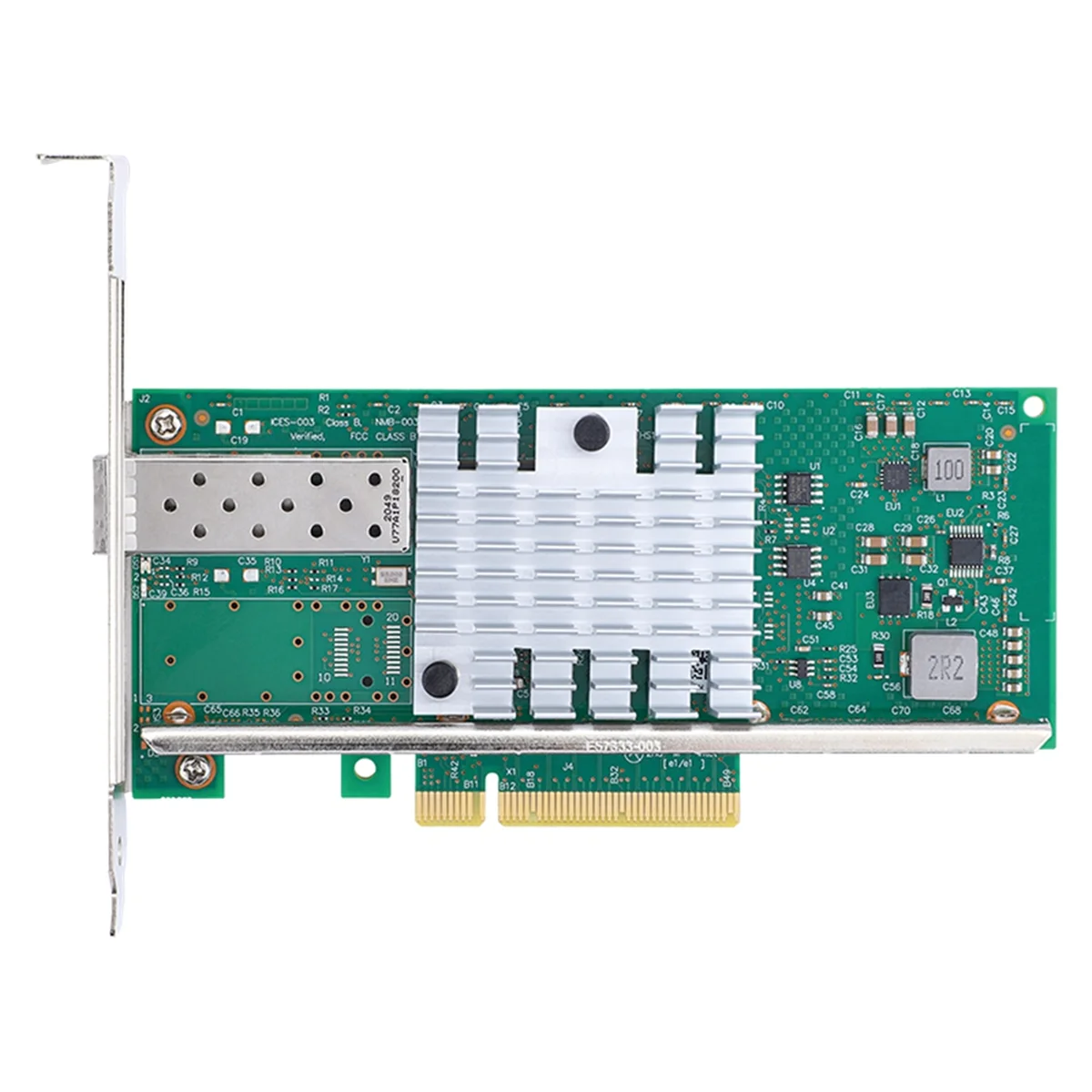 

PCIE 10G SFP+ Network Card for Intel Main Control,Full-Height Universal, 10G Rate, PCIE X8 Single SFP+ Network Card