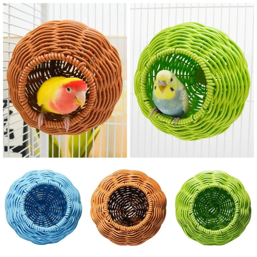 

Spherical Imitation Woven Bird Nest Wear-resistant Bite Resistant Bird Breeding Nest Multi-Purpose Hanging Handwoven Bird House