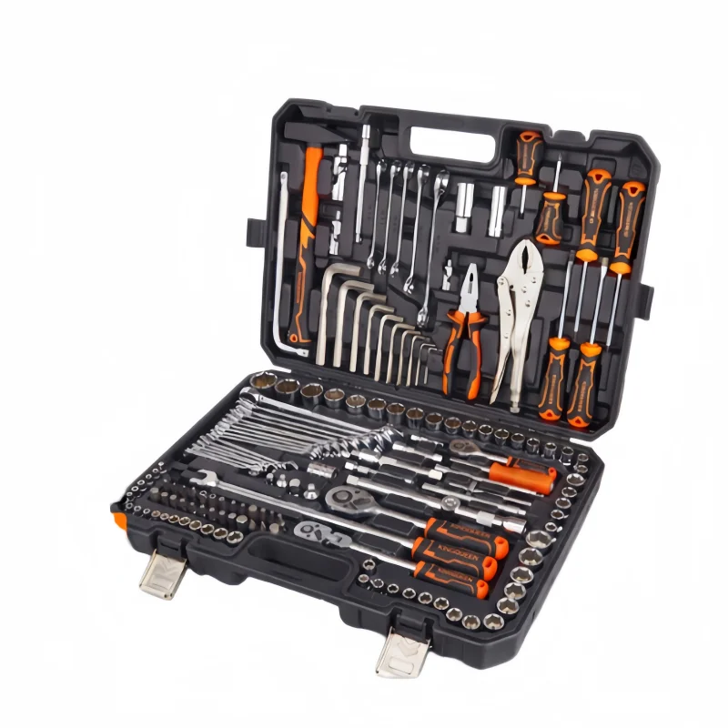 Professional OEM Vehicle Auto Repair Tool Kit Set Multi-function Hand Operated Chrome Vanadium Steel Socket Wrench Hexagonal