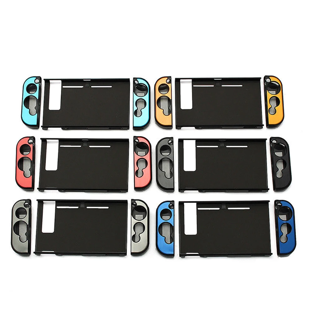 

OSTENT Aluminum Hard Protective Case Cover Shell for Nintendo Switch Console Anti-Scratch Metal Cover Console Shell Protector