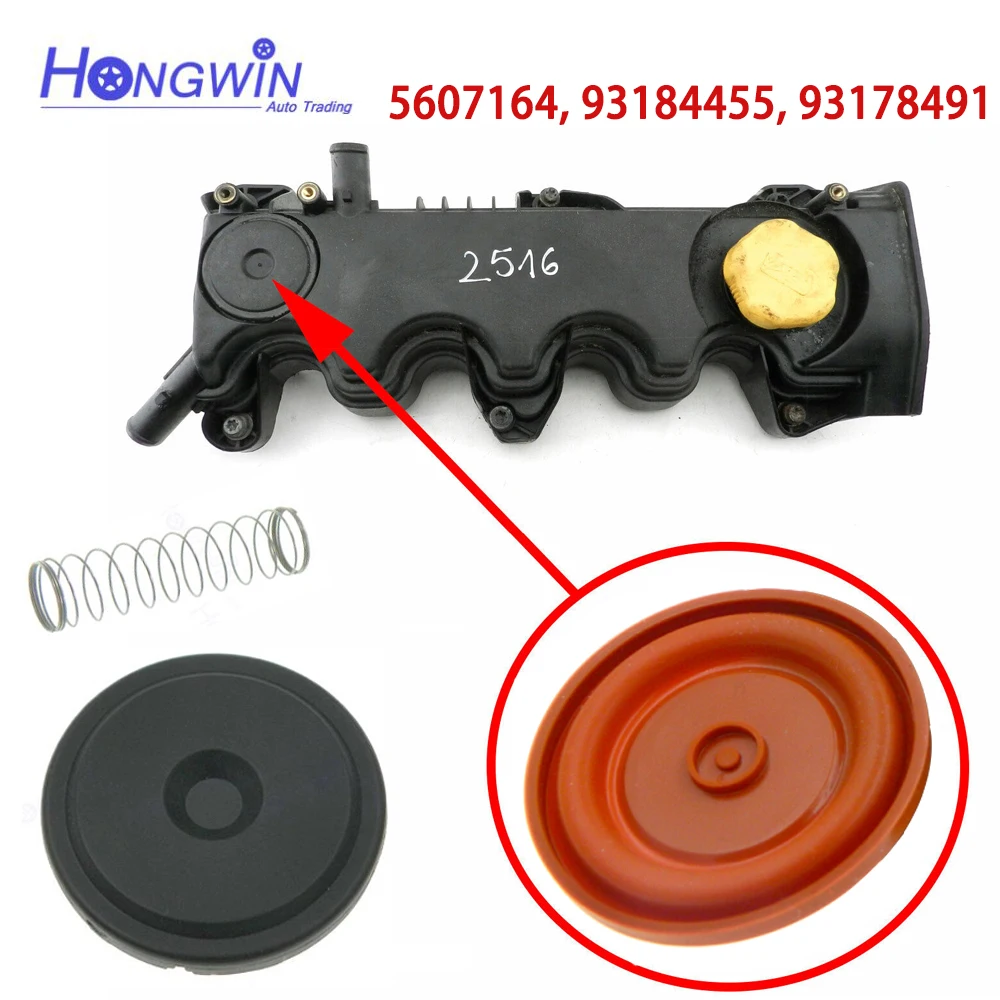 5607164 0248G3 PCV Valve Cover Repair Kit With Membrane For Peugeot 206 306 Citroen C15 Fiat Opel Alfa 1.9D 93184455 93178491 G5