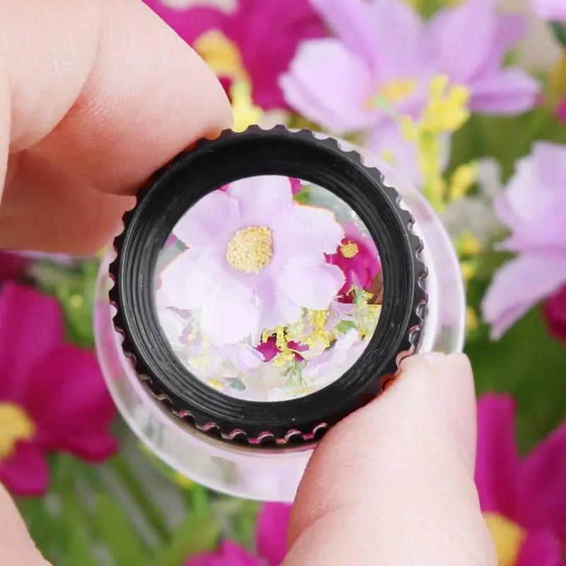 Professional Portable 15X Monocular Magnifying Glass Fit for Jewelry Map Reading