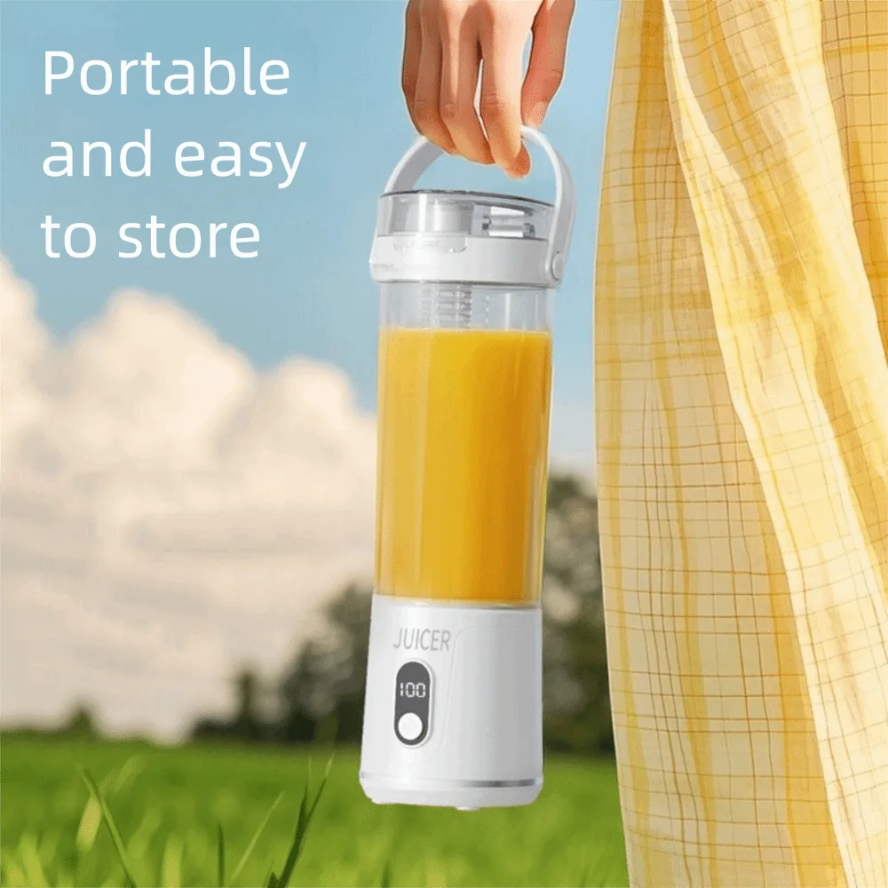 

Портативный блендер емкостью 600 мл, перезаряжаемый через USB блендер для свежих фруктов, миксеры для фруктов, бытовой блендер для фруктов, чашка для смузи