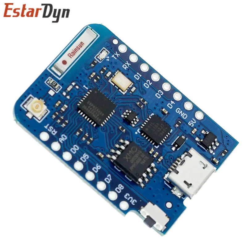 D1 Mini ESP8266 ESP-12 ESP-12F CH340G V2 USB WeMos D1 Mini WIFI Development Board D1 Mini NodeMCU Lua IOT Board 3.3V With Pins image 3