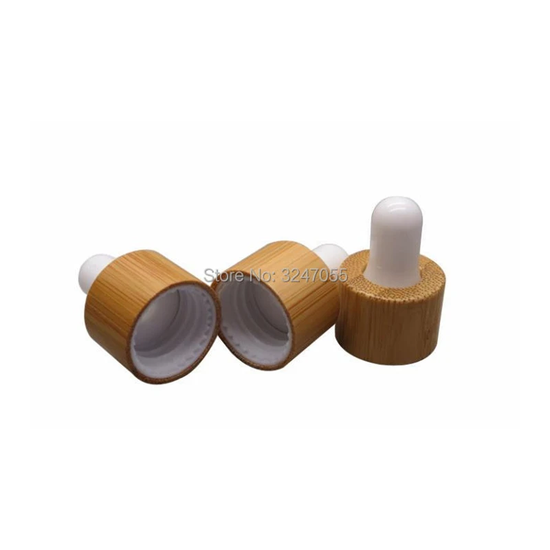Bruin Kalebas Glas Etherische Olie Dropper Fles Bamboe Draagbare Schoonheid Amber Geur Flesjes Zwarte Cosmetische Parfum Flacon