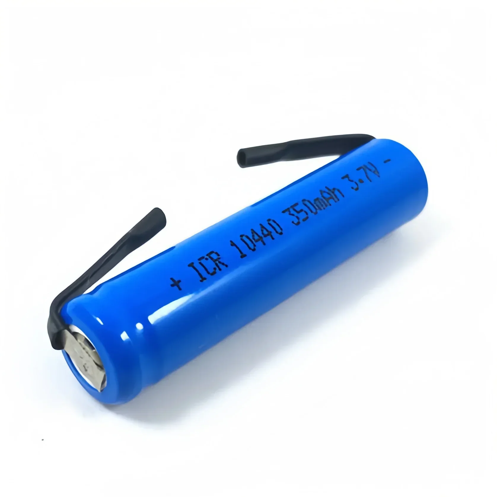 10440 3.7V 350mAh AAA Rechargeable Lithium Battery with solder tabs for Monitor Wall clock Keyboard Mouse Spy cam Multimeter Toy