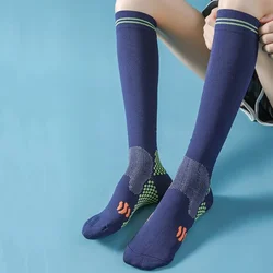 Professional Fitness Pressure Socks Skipping Rope Women's Indoor Sports Socks Yoga Tennis Muscle Energy Calf Non-slip Long Tube