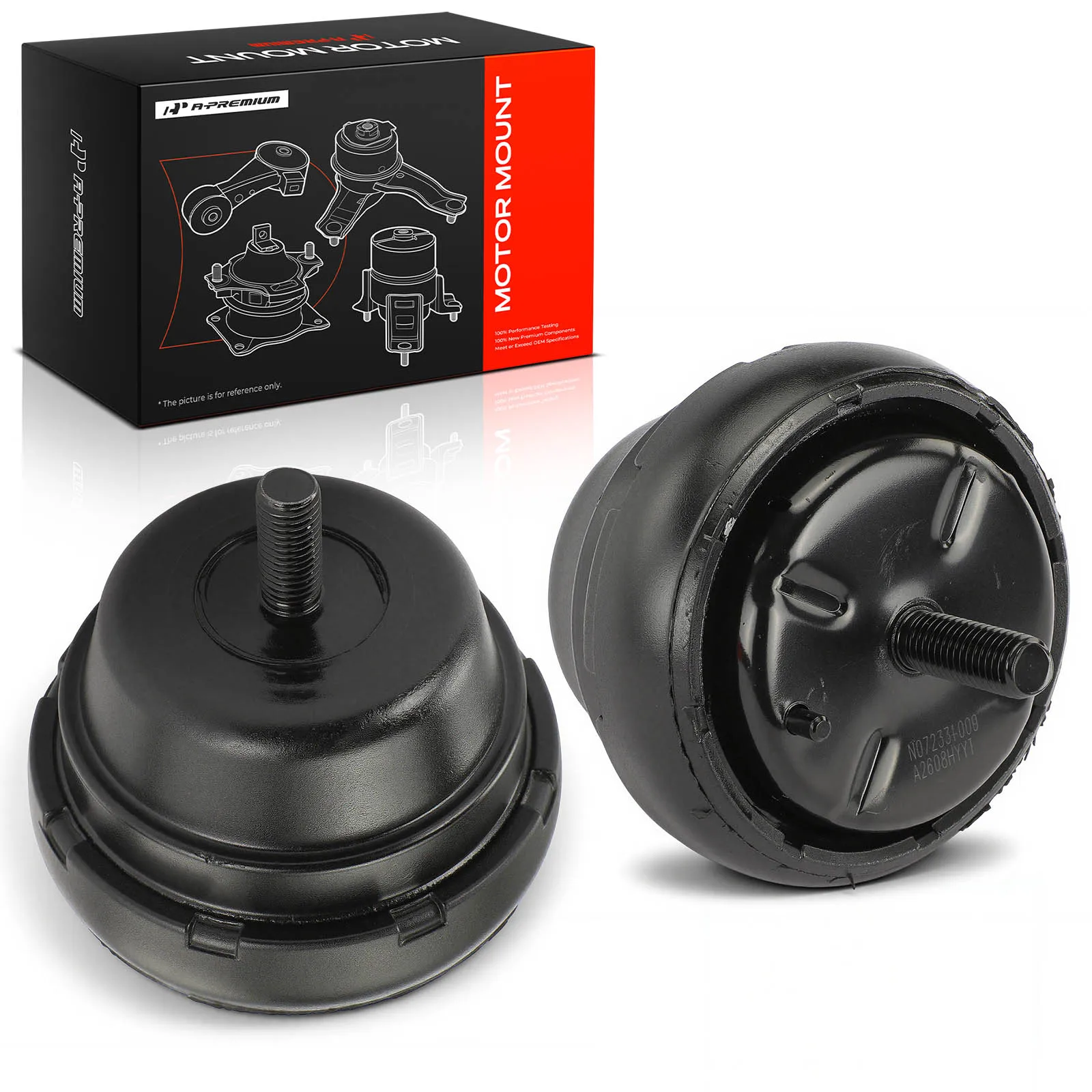 A-Premium 2pcs Front Engine Motor Mount for Ford F-150 F-250 F-350 1989-1993 Ranger 1990-1997 Bronco 1989-1992 Mazda B2300
