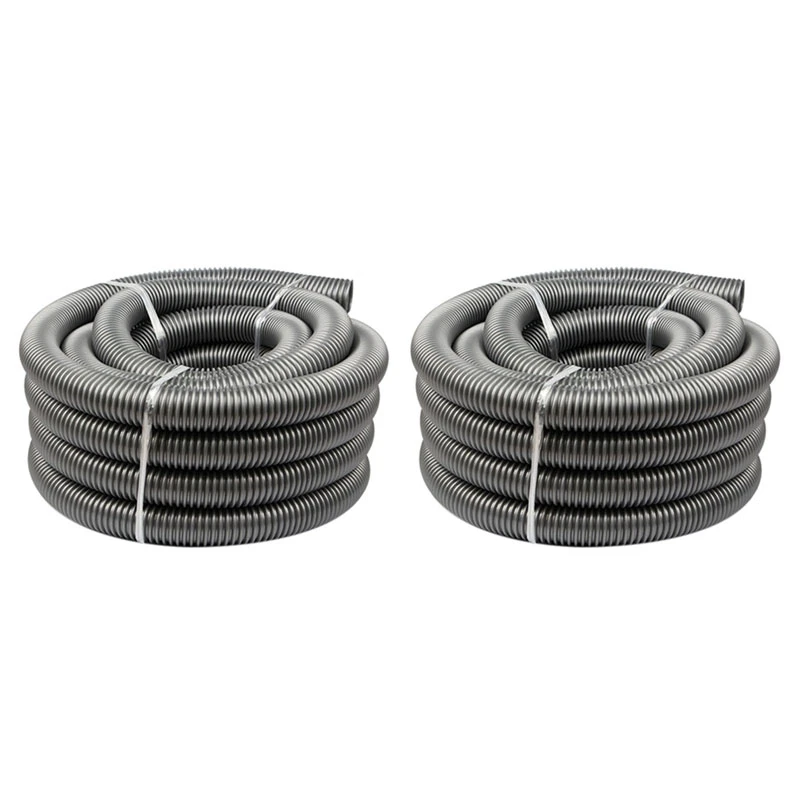 

2X 3Meter Inner Diameter 50Mm Vacuum Cleaner Threaded Hose Suction Tube Bellows Vacuum Tube Hose Replacement Parts