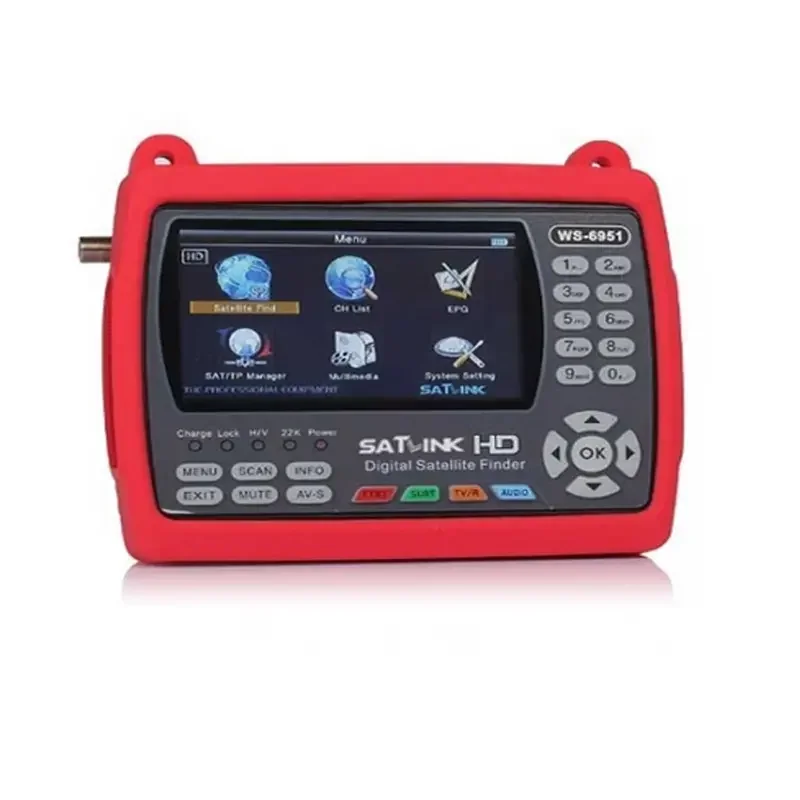 WS-6951 DVB-S/S2 HD Satellite Meter With Compliant and Backlight Satlink 6951 Meter