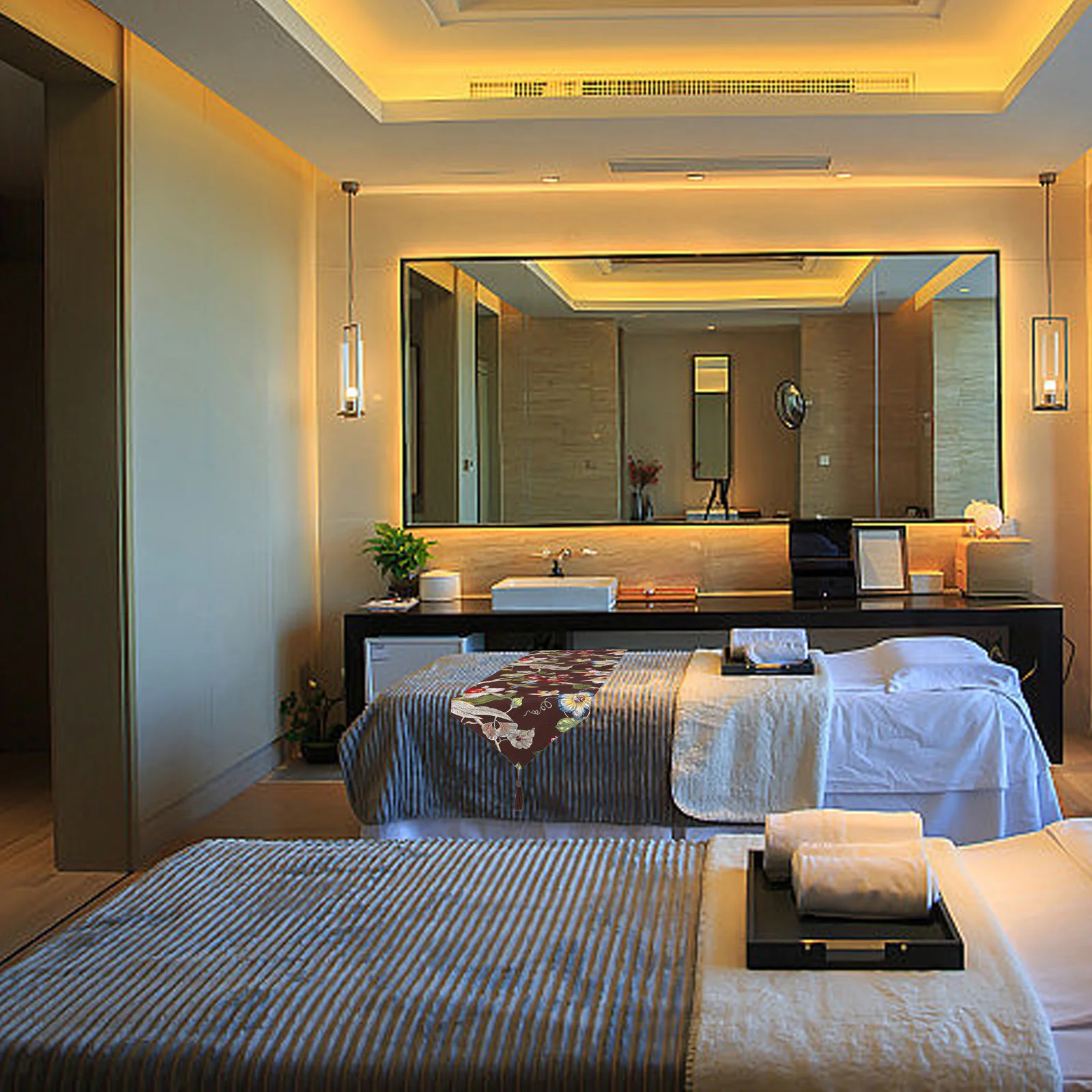 Wedding Decor Beauty Bed Table Runner Cloth Rustic Dining Room American Style Household Tablecloth Cover