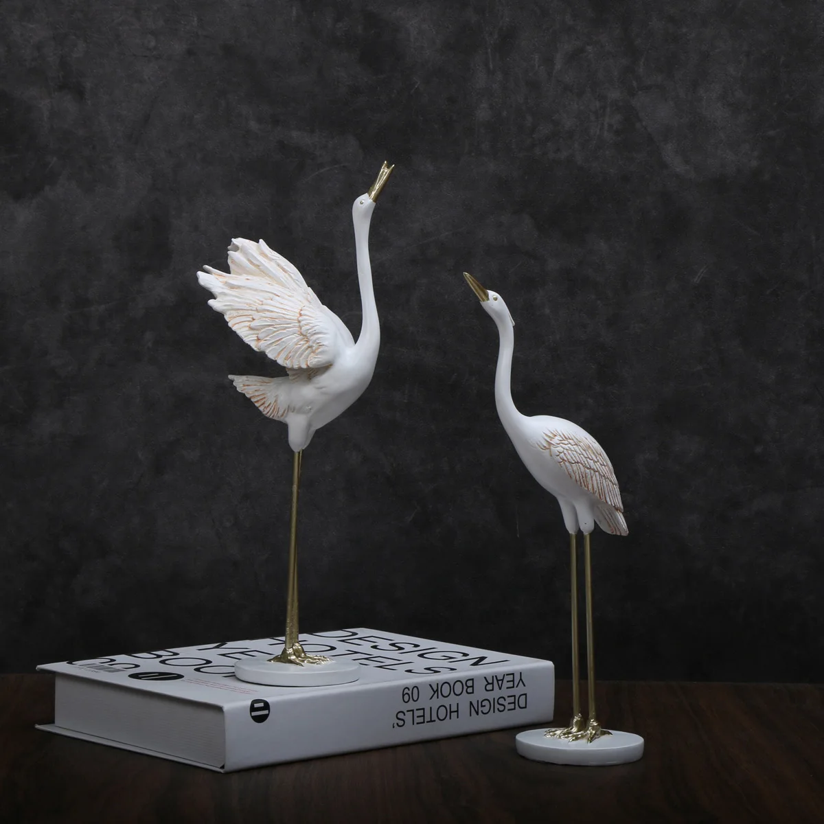 1 Pc Of Home Crane Ornaments, Indoor Decoration For GuestRoom, Home Decoration Living Room, Study, TV Cabinet, AndOffice Desktop