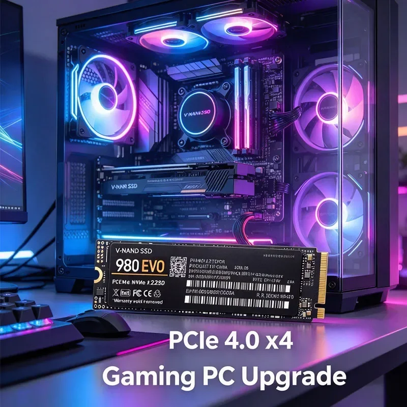 Internal M.2 2280 NVMe SSD 980 EVO PCIe4.0 X4 7400MB/s TLC 3D NAND 500‑4TB Solid State Storage for PS5 Gaming PC Desktop Laptop