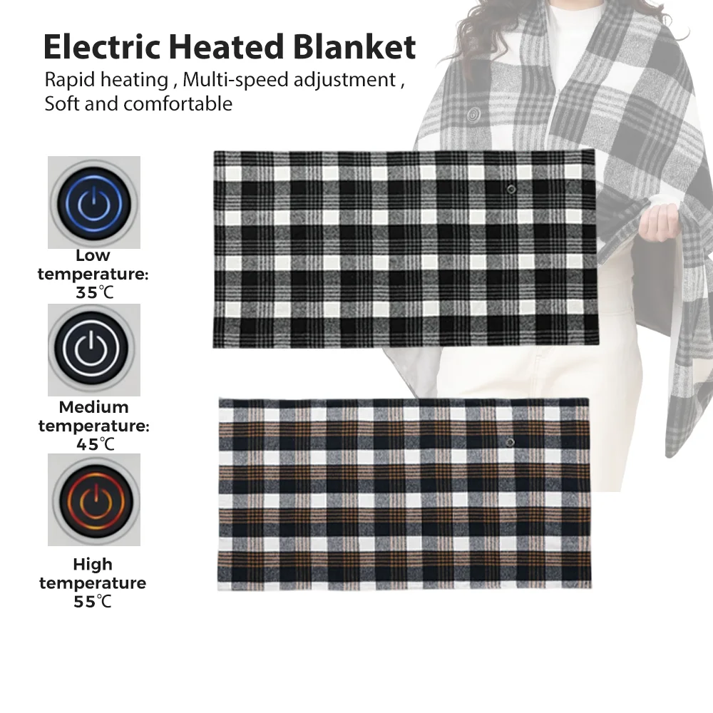 

3-уровневое электрическое одеяло, многофункциональное офисное согревающее одеяло, USB-электрическое одеяло, носимое электрическое нагревательное одеяло