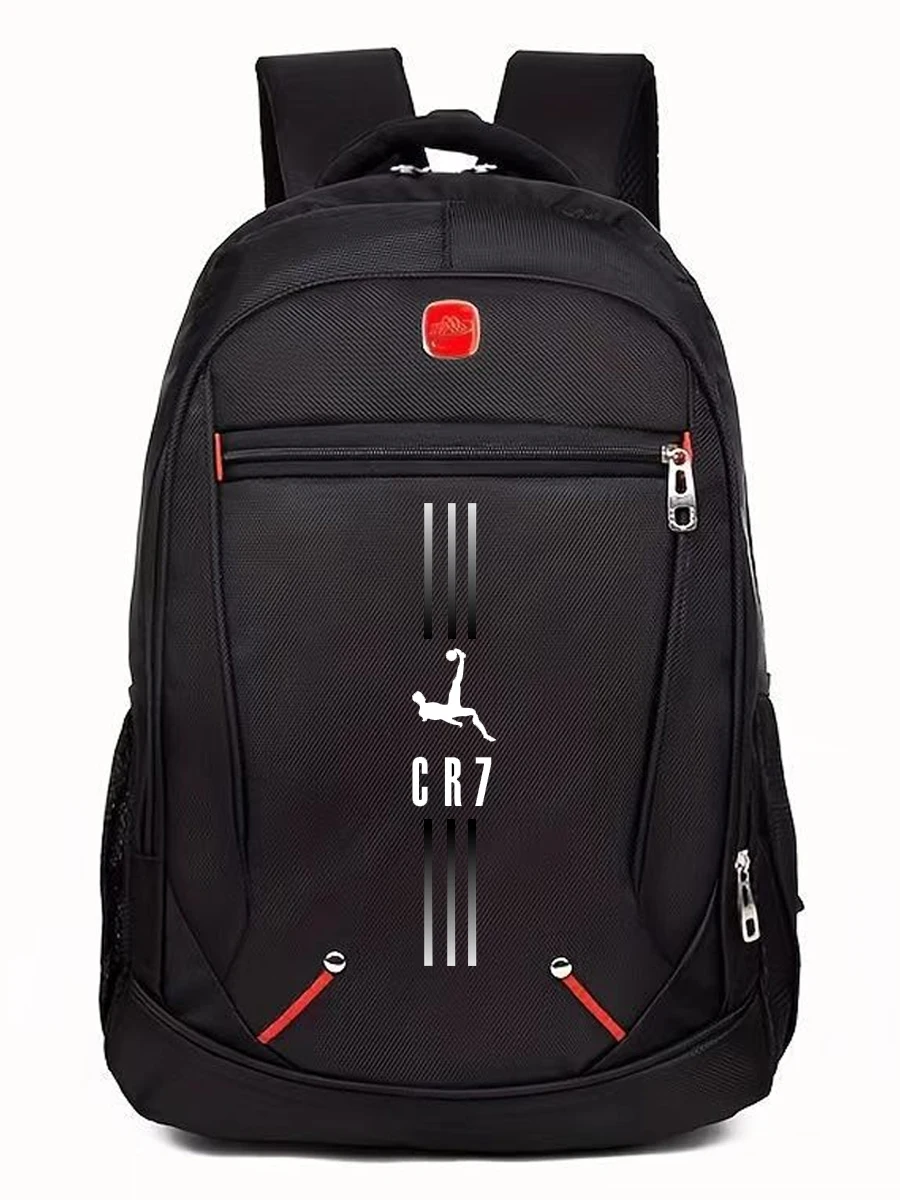R-RONALDO-O Football Player CR7 Large Capacity Student SchoolBag Backpack Men Business Backpacks Multi-funtional Waterproof Bags