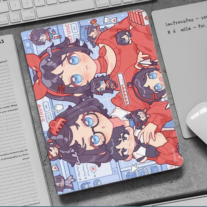 

Чехол MiSide Anime Mita для iPad 10,2 9th 10th 11th Air 6 7 Mini 4 5 Роскошный силиконовый чехол Pro 10,9 11 13 для iPad Air 1 2 3