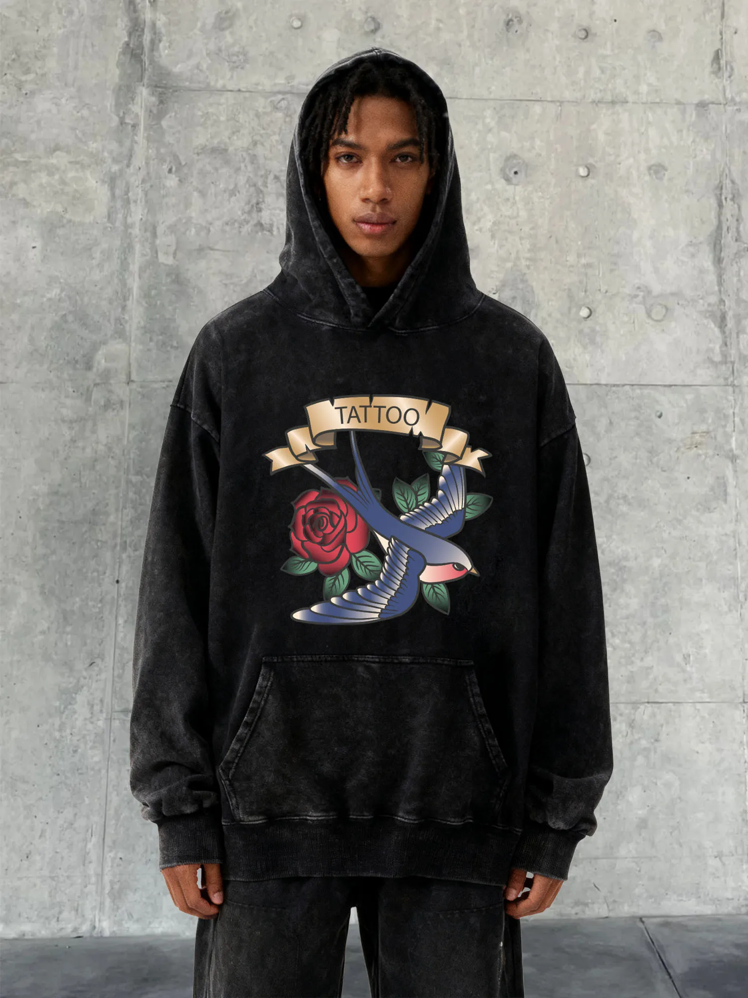 Tattoo Swallow Rose… - image