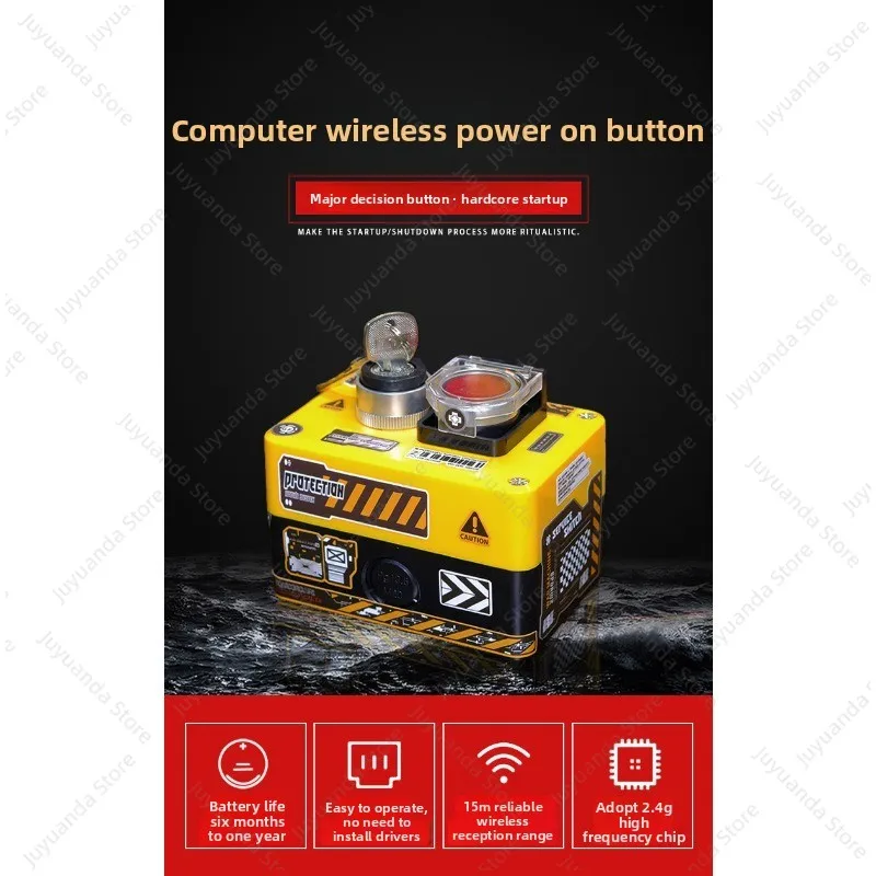 Wireless Computer Host Chassis Power on/off Button for Mi Home Remote Button Desktop External Major Decision Dual Switch