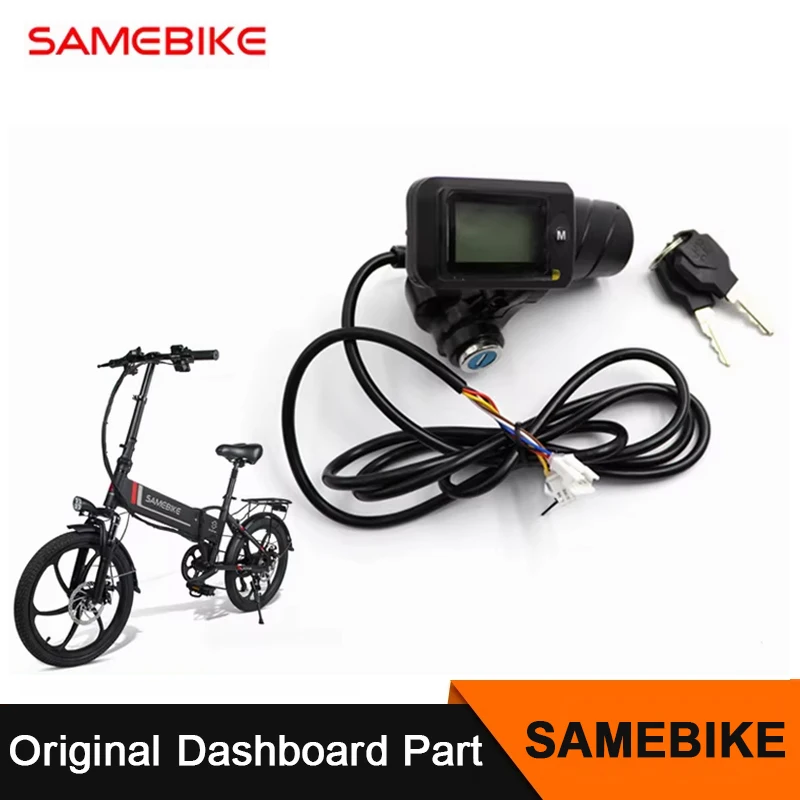 Kit Dasbor Samebike Asli untuk Samebike 20 Lvxd30 Aksesori Tampilan Papan Dasbor Sepeda Listrik Pintar Ringan