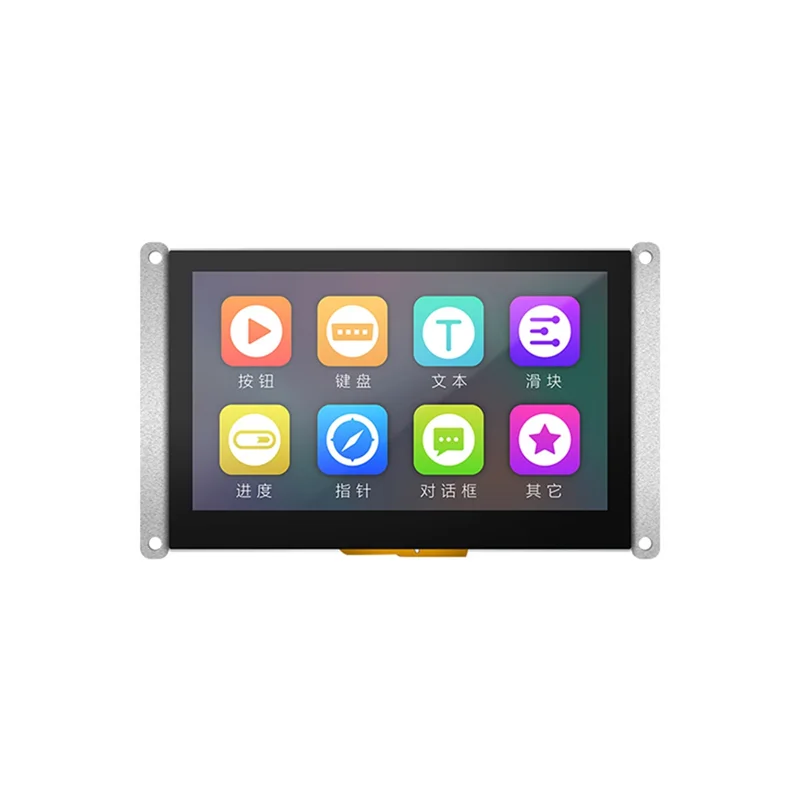 B04C-TJC4827T143-011N-I-P20 4.3 Inch IPS TFT LCD Display Screen Full Viewing Angle Serial Interface HMI Touchscreen