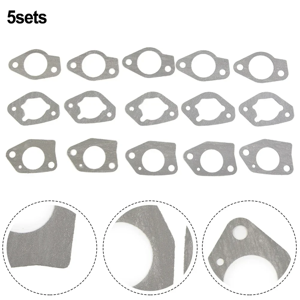 5 Sets Carburetor Intake Gasket Kit For HONDA GX340 GX390 GX 390 340 Chinese 188F 190F 5KW 6.5KW 11HP 13HP Gas Engine Generator