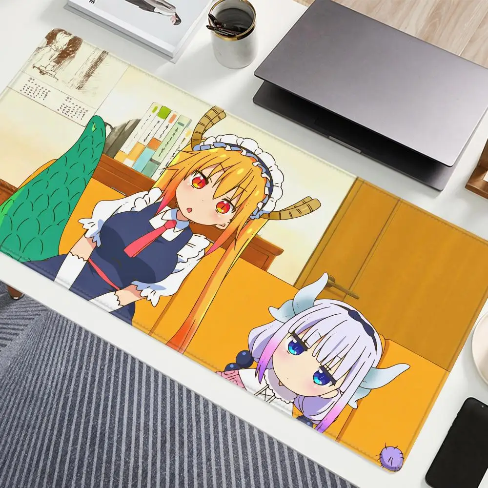 Miss Kobayashi Dragon Maid MousePad Large Computer Gaming HD Printing Accessories player Office Mat Carpet Anti-slip Laptop Soft