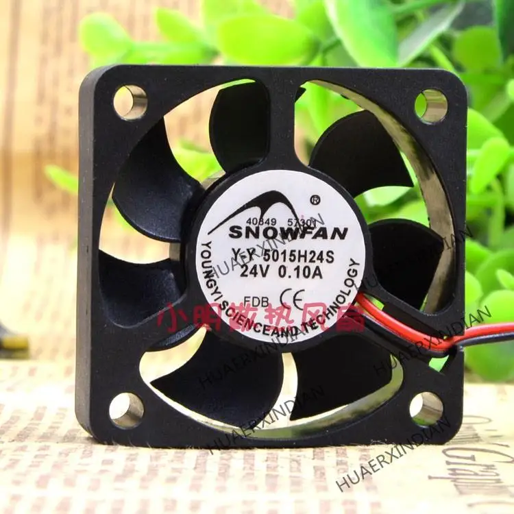 جديد 5015 24v 0.1A YY5015H24S 5 سنتيمتر التبريد مروحة الجمعية عدة