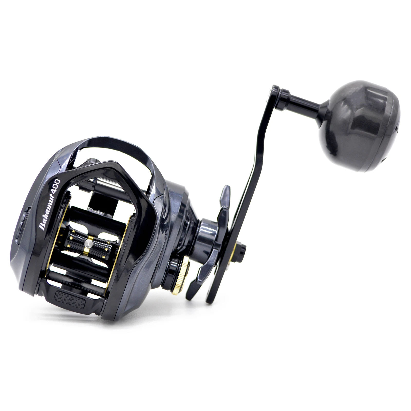 CAMEKOON Bahamut 400 Size Casting Reels 16kg Drag Large Capacity Trolling Fishing Carbon Frame 6.3:1 Salrwater Baitcasting Coil