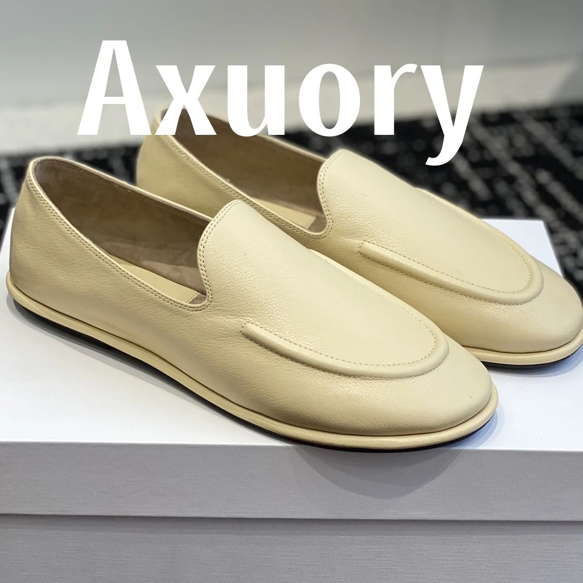 2024 New Women's flat Shoes Casual Shoes Genuine Leather Material Soft Versatile Women's Shoes