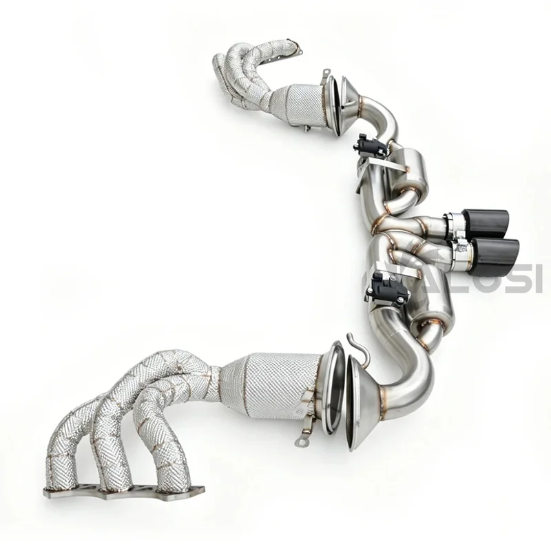 For Porsche 992 GT3 4.0 2021-2026 Electronic Valve Control Exhaust System Stainless Steel Exhaust Manifold & Catback Pipe