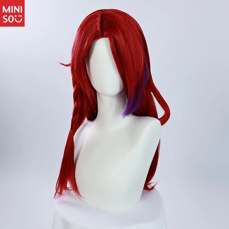 

Парик для косплея Miniso Chesca для Genshin Impact, волосы персонажа аниме Miniso Natlan с высокотемпературным волокном