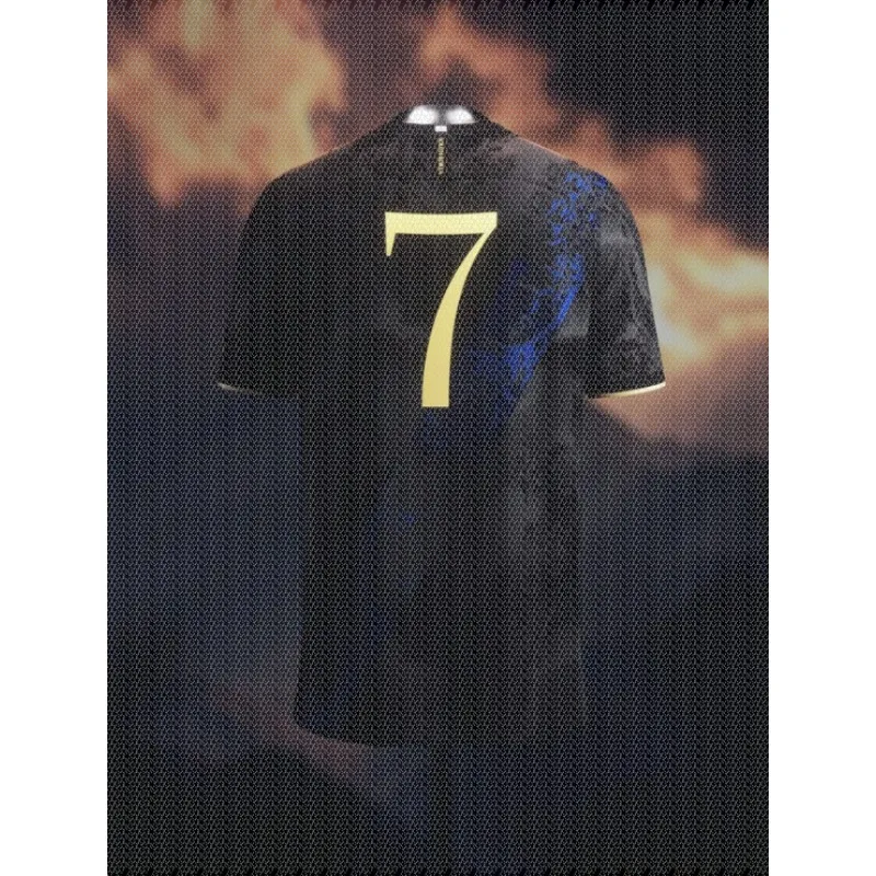 New Football Jersey, Men's Trendy Sports Short Sleeved Shirt, Commemorative Sports Quick Drying Size 7 Sportswear jersey soccer