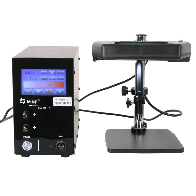 

Pulse Arc Resistance Welder 100A/150A Touch-Screen Digital LCD Jewelry Welding Machine Precious Metal Silver Welder Solding Tool