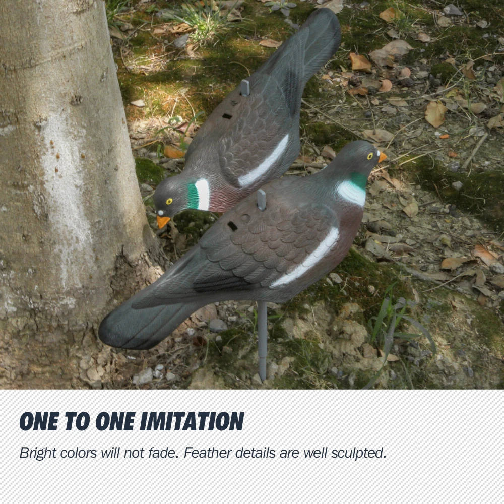 GUGULUZA 1Pcs Pigeon Decoy Hunting Bait Shooting Trap Pest Control Garden Scarecrow 30cm for Home Garden Yard Decoration