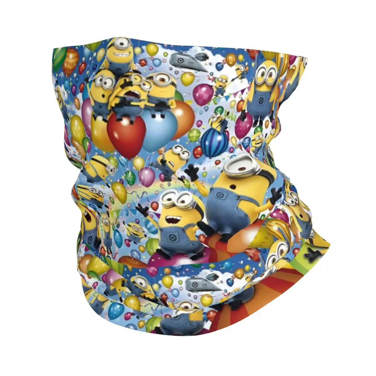 

Фестиваль воздушных шаров с миньонами, бандана, гетры для шеи, защита лица, шарф, чехол, аниме, повязка на голову с героями мультфильмов, Балаклава
