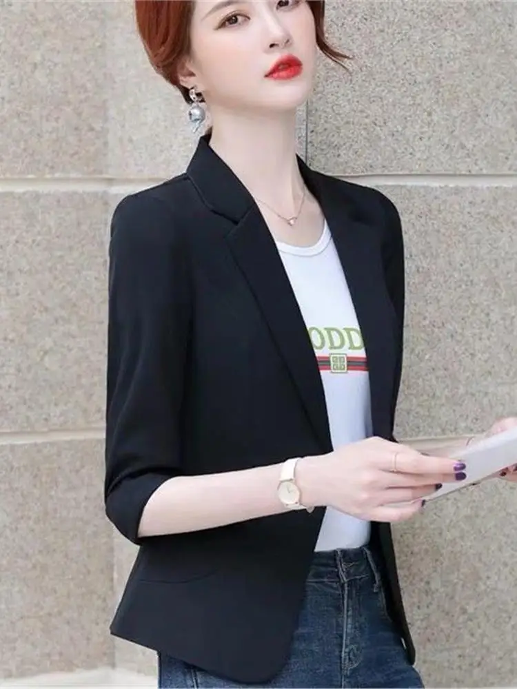 

Белый женский костюм Jaet 2024, новый корейский костюм Seven Sve, универсальный женский топ небольшого размера в стиле вестерн