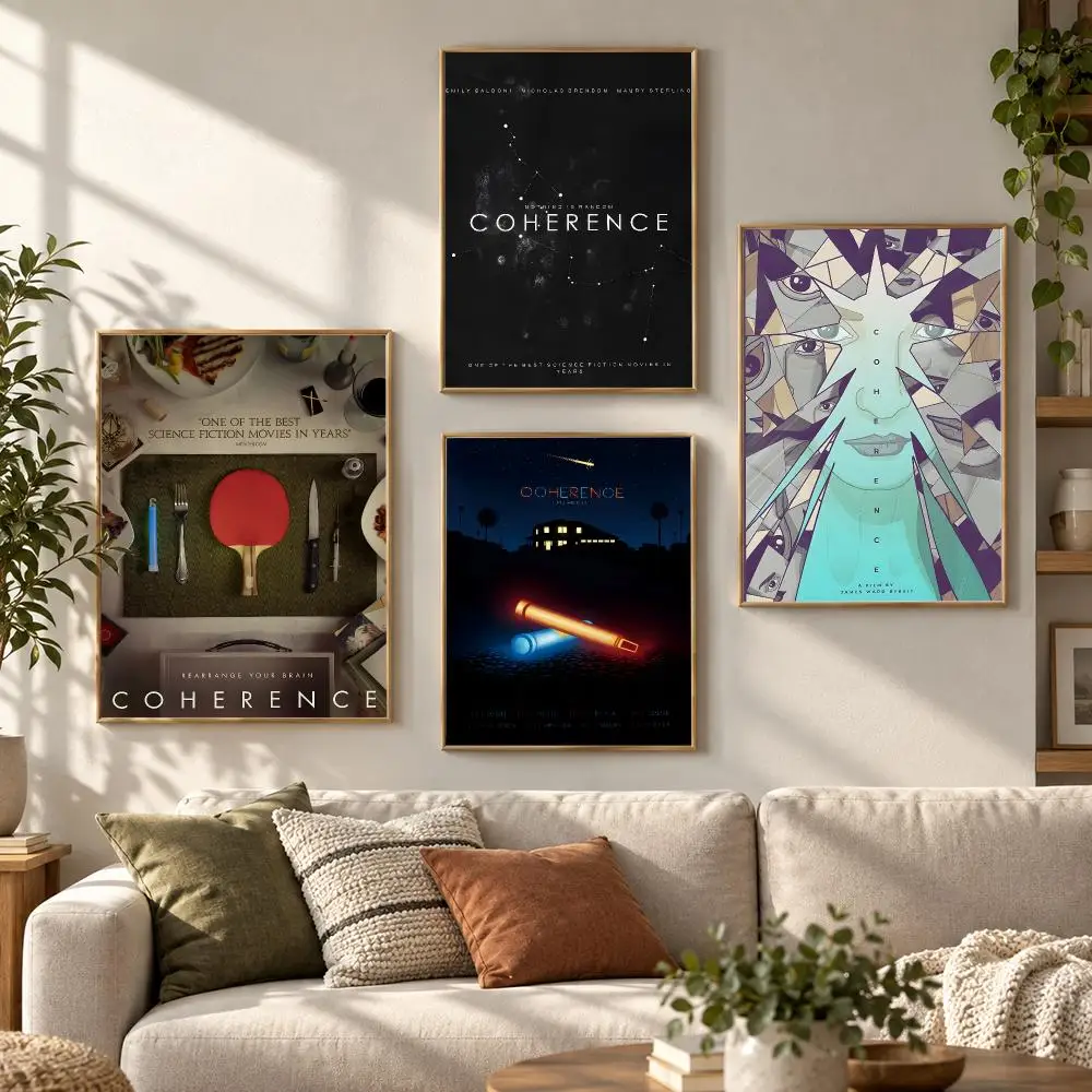 Coherence Sci Fi Thriller Movie Mind Bending Cinema Poster Aesthetic Art Print for Bedroom & Living Room Decor, Unframed