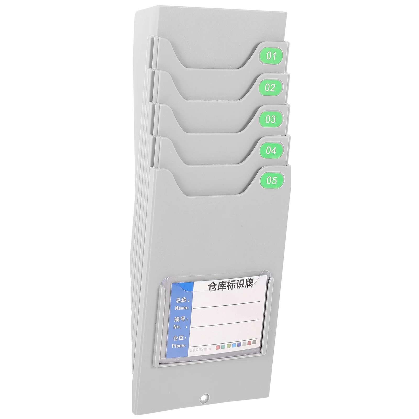 11.8cm Material Card Slot Rack Storage Shelves ganizer for Warehouse Supplies Goods Cards Magnetic Design Space Saving Efficient
