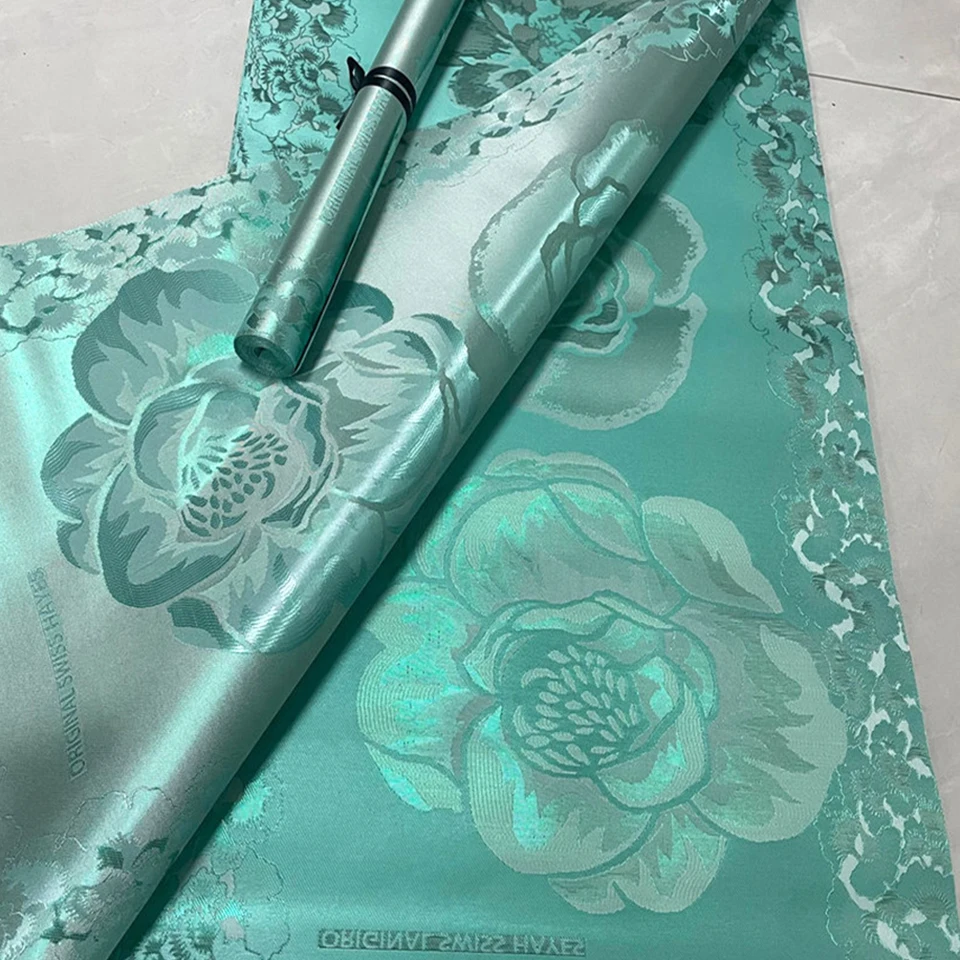 

New African Gele Set - 2PC Traditional Nigerian Sego Headtie with 3D Flower Print, Elegant Headwrap Fabric for Wedding TX-4-12