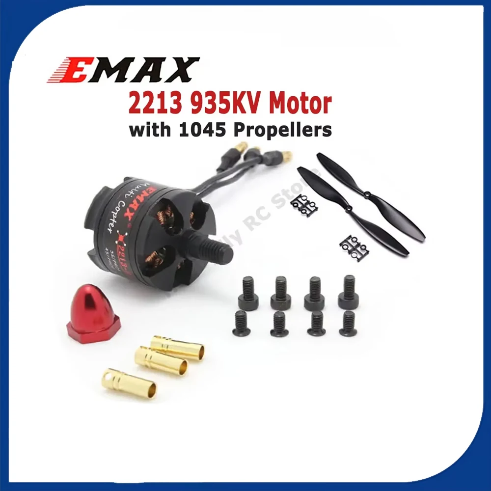 EMAX 2212 MT2213 935KV 3-4S Brushless Motor CW CCW with 1045 Propellers for F450 F550 X525 Multicopter Quadcopter