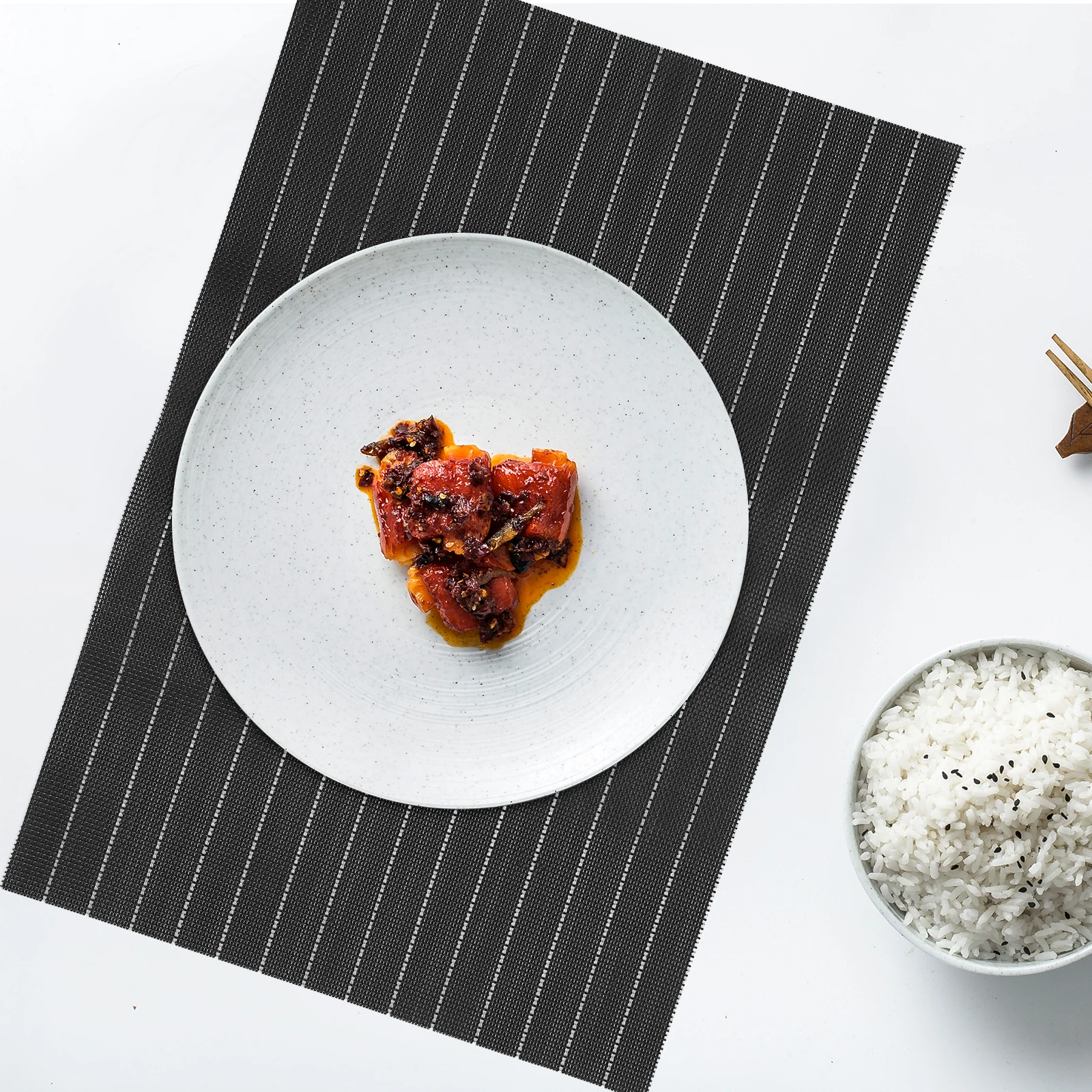 

6pcs Pvc Placemats Heat-Resistant Anti-Slip Bottle Mats Protective Cup Pads For Kitchen Home Table Mats Foldable Lightweight