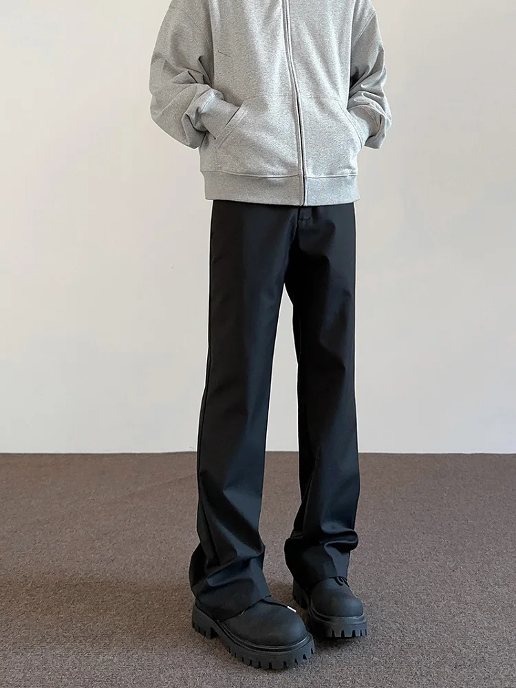 Cleanfit American High Street Loose Wide Leg Casual Pants Thin Bla Summer Trousers for Men And Women Straight Loose Long Tr...