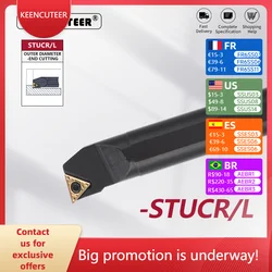 Screw Type Internal Turning Tool S08K/S10K/S12M/S14N/S16Q/S20R/S25S- STUCR/L 09/11/16  Lathe Turning CNC Cutting Tool Cutter Bar
