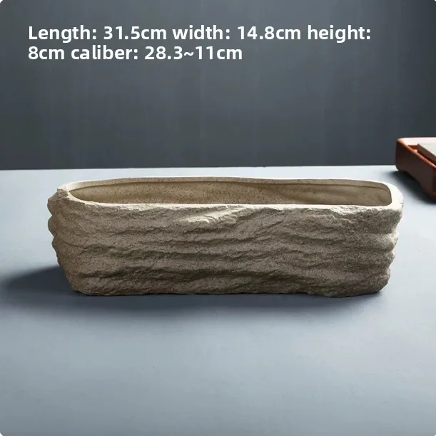 Keramische Rock Modder Imitatie Steen Thee Wassen Pen Wassen Thee Kopjes, Huishoudelijke Theeservies Accessoires, Extra Grote Wastafel