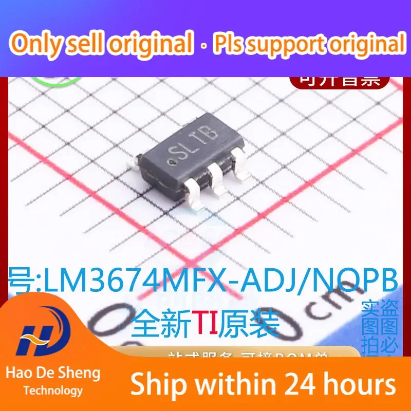 10PCS/LOT  LM3674MFX-ADJ  LM3674MFX-ADJ/NOPB  Logo SLTB SOT23-5 New Original in Stock